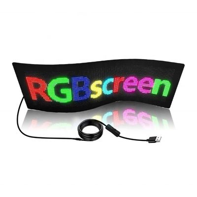 Bluetooth-App-gesteuertes flexibles LED-Display für animierte programmierbare Taxi-Schilder