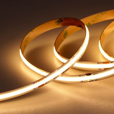 Schneidbares COB-LED-Streifenlicht-Kit 24v mit 50000 Stunden Lebensdauer und mehrfarbigen Weiß