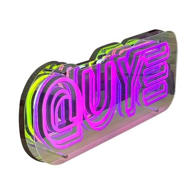 DC 12V angepasste Neonbuchstaben Unendlichkeitsspiegel Logo Beleuchtete Schilder 3D-Lichtbox