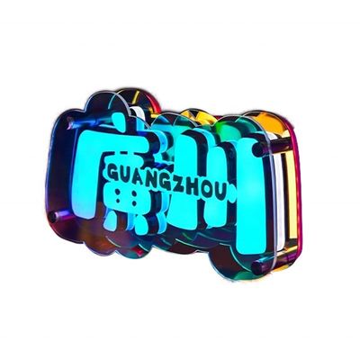 Customized Indoor 3D Acrylic Wandspiegel LED-Buchstaben