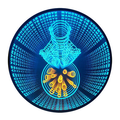 Maßgeschneiderte Infinity Mirror Effekt Neonschilder Buchstaben Lichtbox mit bunten 3D-Effekt