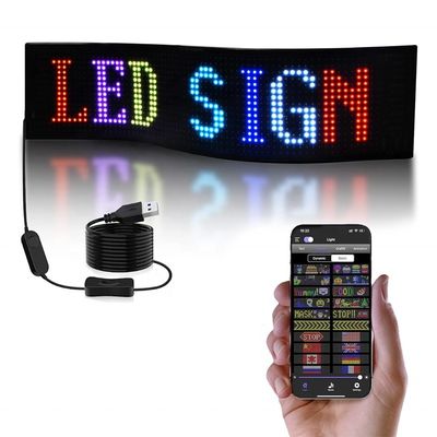 Flexible USB Programmierbare LED-Matrix-Panel Farbschirm für Innenwerbung