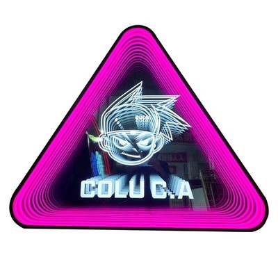 Acryl 3D LED-Laufspur-Kanal-Buchstaben Neonspiegel Unendlichkeit LED-Schildbeleuchtung