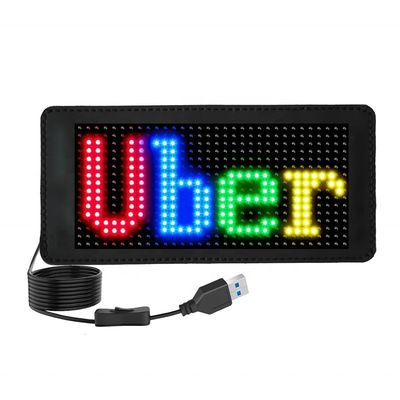 Design Taxi Hinterfenster Digitale Anzeige App-Steuerung Led Werbung Billboard Bildschirm