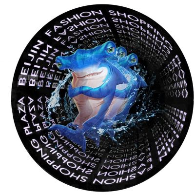 Feine dynamische Videowiedergabe Werbelichtboxen Hologramm Ventilator Abgrundspiegel