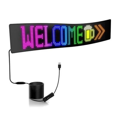 390x107/672x122/390x187/672x218mm LED-Schild für Autos App Control Flexible LED Matrix Panel