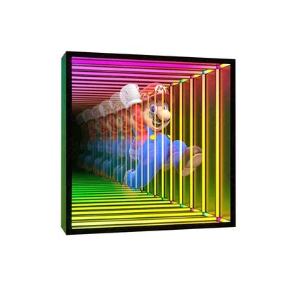 Werbung im Innenraum wird mit der 3D-Hologramm-LED-Fan-Spiegel-Technologie einfach