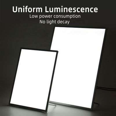 Aluminiumrahmen A1 A2 A3 A4 A5 Snap Ultra Dünn Werbung Metallbeleuchtung Led-Lichtbox