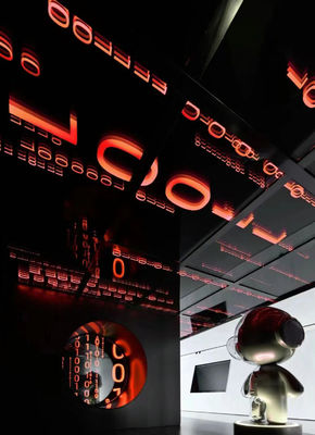 Raffinierte Dekoration Infinity Mirror 3D LED Hologrammventilator mit Wechselstromversorgung