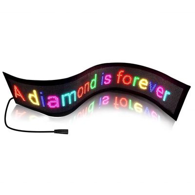 Helligkeit 800-1100 cd/m2 Portable USB Full Color Scrolling LED-Panel für Werkzeugwagen