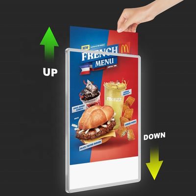 Aluminiumrahmen schlanke LED-Leuchtturm für A1 A2 A3 A4 A5 Innenwerbe-Tischbildschirm