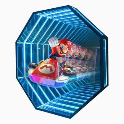50 °C Temperaturbeständige 3D LED-Ventilator Infinity Spiegel Lichtbox für jede Umgebung