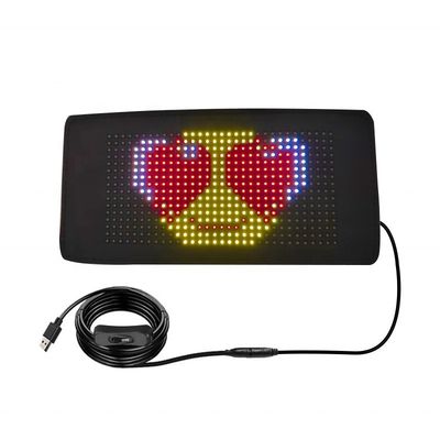 Innenräumliche LED-Digitalsignage-Fenster-Autowerbebeleuchtung mit USB/5V-LED-Matrix-Panel