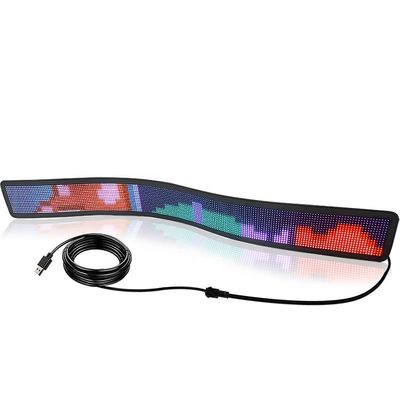 Anpassbares LED-Lagerfahrzeugschild mit App-Steuerung 5mm Pixel-Pitch-Panel Größe 672x122mm