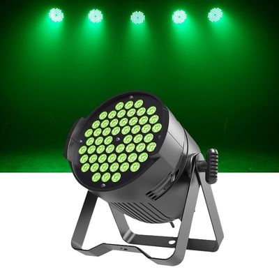 54x3w Rgbw Led Bühnenleuchten Privatmodell Dmx Wasch 3in1 Par Licht Aluminium für Hochzeit