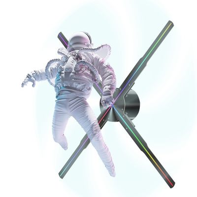 3D-Hologrammventilator mit SD-Karte APP-Verbindung und wiederaufladbare Batterie