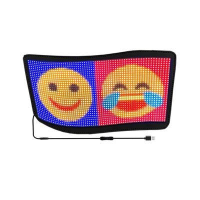 390x107mm Programmierbare Schreibnachricht Flexible Anzeige Led-Bildschirm Zeichen für den Flughafen