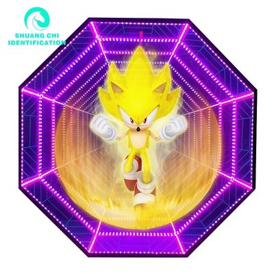 Gebäude Anwendung Hologramm 3D-Ventilator Werbe-Lichtboxen mit Nano-Licht Quelle