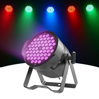 LED-Bühnenlicht 54*3W RGBW DMX Par-Beleuchtung mit Schallaktivierung IP20