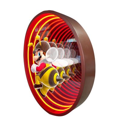 Infinity LED Spiegel Werbebrett für 2024 Hologramm-Fans Top Dekoration Notwendig