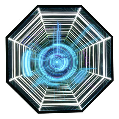 Werbeanzeige 3D-Hologrammprojektor mit Acrylspiegeln