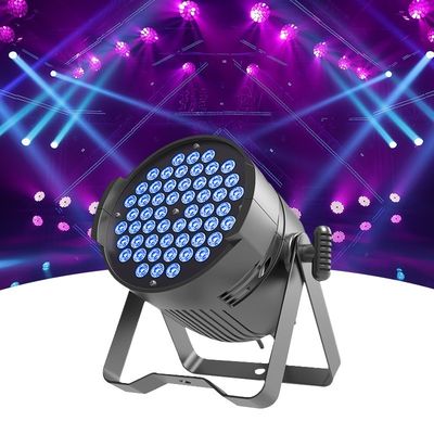 54*3w LED-Parlicht für Bühnenbeleuchtung mit DMX- und AC100-240V-Eingangsspannung