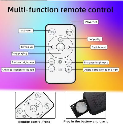 3D-LED-Hologramm-Anzeigeventilator Holographische Ventilatoren mit WiFi und hoher Helligkeit von 2100