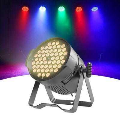 54pcs*3W Led Par Can Uplight Bühnenbeleuchtung mit RGB/RGBW Farbmischung und DMX Steuerung