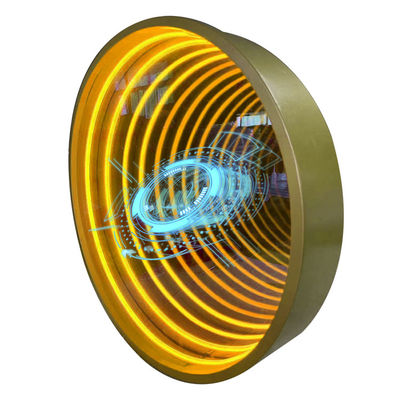 angepasste 3D-Projektor-Spiegel Akryl-Werbe-Lichtkästen mit 12V-Eingangsspannung