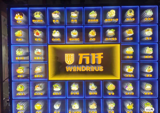 Fein LED-Ventilator 3D-Hologramm-Display für Infinity-Spiegel-LED-Spurkanal-Briefe