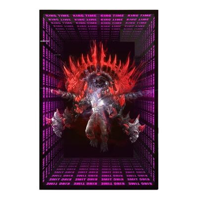 MirrorInfinity Mirror 3D LED mit Acrylbuchstaben und Hologramm 3D-Effekt