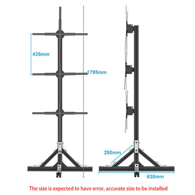 Splice-Funktion 1800 Helligkeit LED-Ventilator 3D-Hologrammprojektor für Wandbildschirm