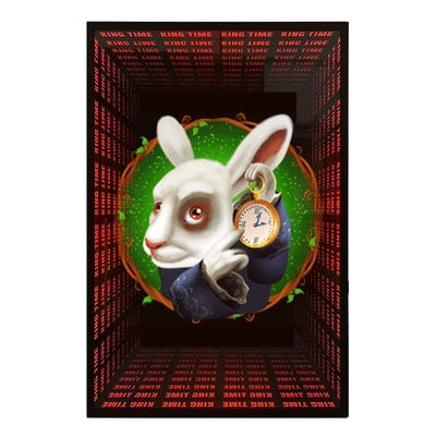 Hologramm 3D-Abgrundspiegel-LED-Lampe 300000 Stunden Lebensdauer für Wandprojektion