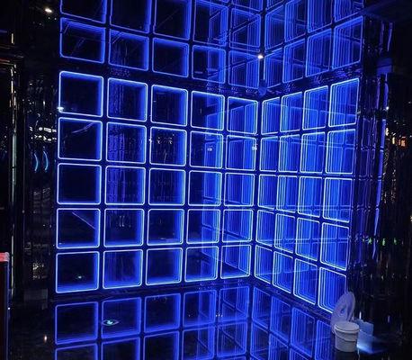 50C Wifi Infinity LED Spiegel Infinite Spiegel Neon für dynamische Flagge und Grafikwiedergabe