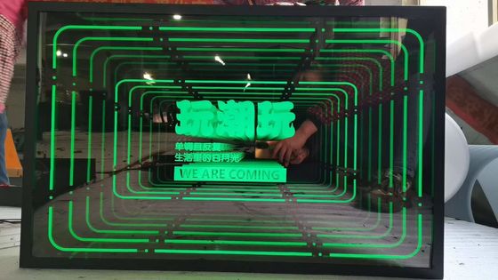 Schlafzimmer Dekor Fein Art Deco Wandschilder mit LED Infinity Mirror