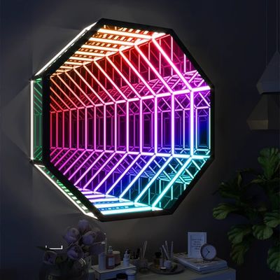 Schlafzimmer Dekor Fein Art Deco Wandschilder mit LED Infinity Mirror