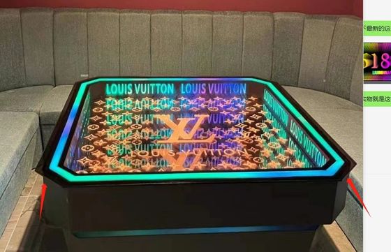 Neonlichter Unendlichkeitsspiegel Abgrundspiegel Custom Design für Party Home Dekor Innenraum