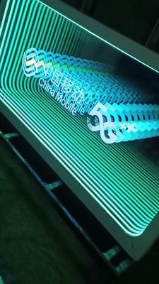 3D Abyss Spiegel Neon Acryl Leuchtbare Buchstaben mit Neno Lichter Zart Custom Size Form