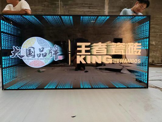 Innenarchitektur LED Spiegel Personalisierte Leuchtbeleuchtung für kundenspezifische Designs Unbegrenzte Spiegel