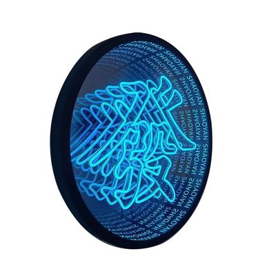 Modern Art Design LED-Spiegel aus Edelstahl mit unbegrenzter Anpassung des RGB-Glanzes